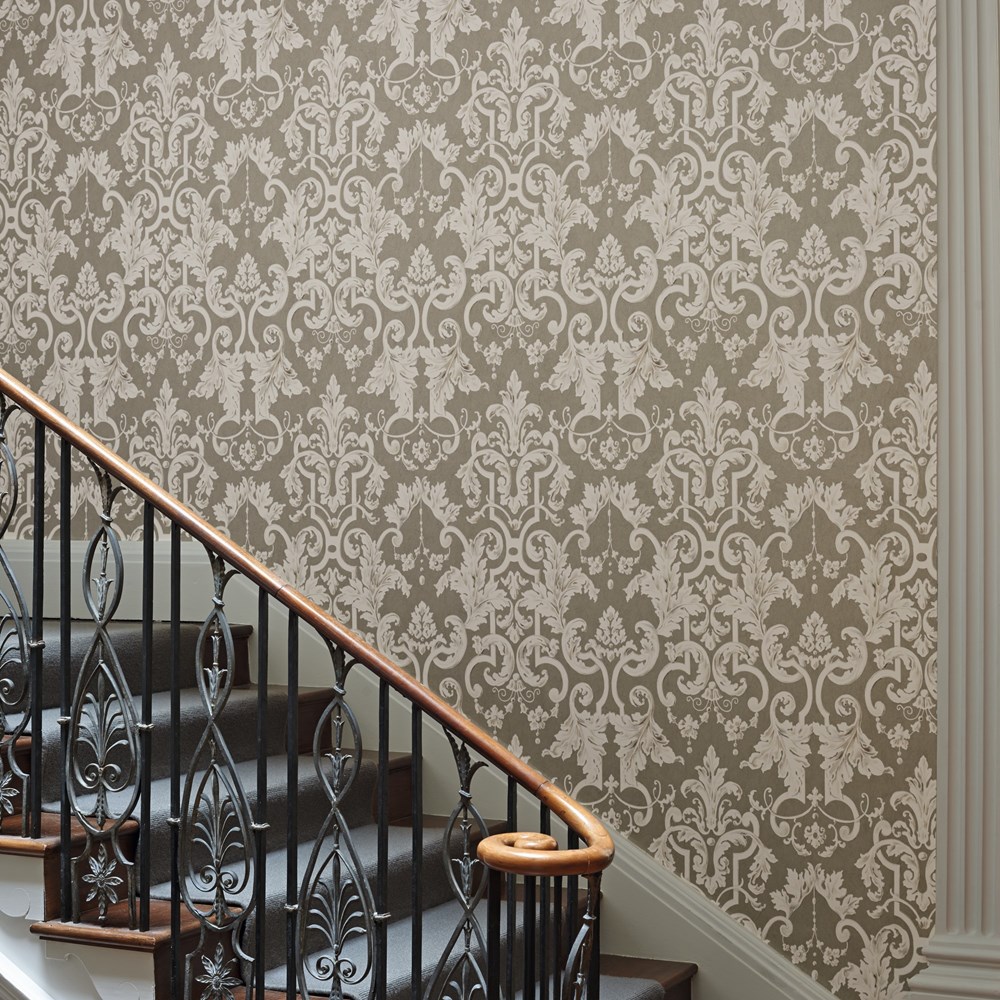 Marmorino Wallpaper 312034 by Zoffany in Harbour Grey